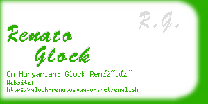 renato glock business card